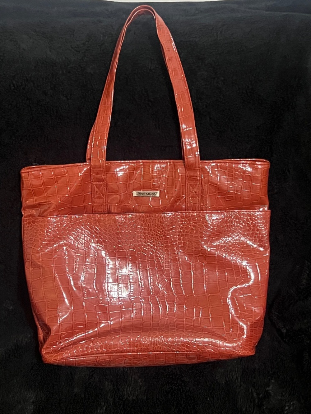 Red Simon Chang Purse